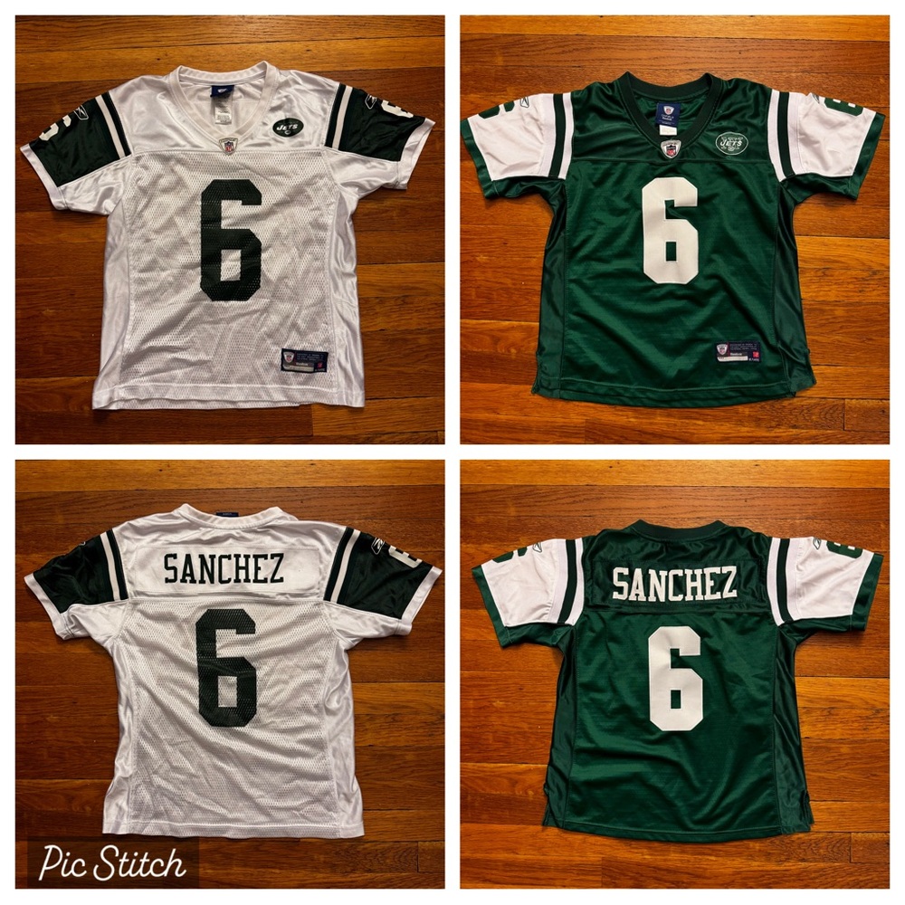 NFL Jets Women’s Sanchez Jersey Set - Green & White